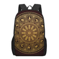 Chinese Zodiac Calendar Signs Print 17 Inch Backpack