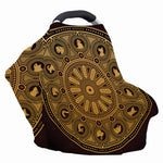 Chinese Zodiac Calendar Signs Print Baby Seat Cover