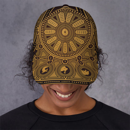 Chinese Zodiac Calendar Signs Print Baseball Cap