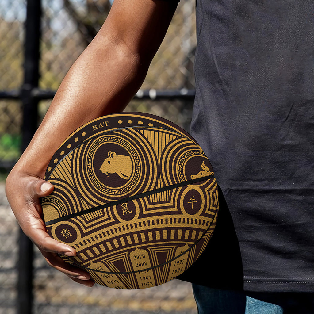 Chinese Zodiac Calendar Signs Print Basketball