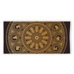 Chinese Zodiac Calendar Signs Print Beach Towel