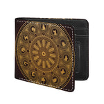 Chinese Zodiac Calendar Signs Print Bifold Wallet