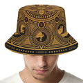 Chinese Zodiac Calendar Signs Print Bucket Hat