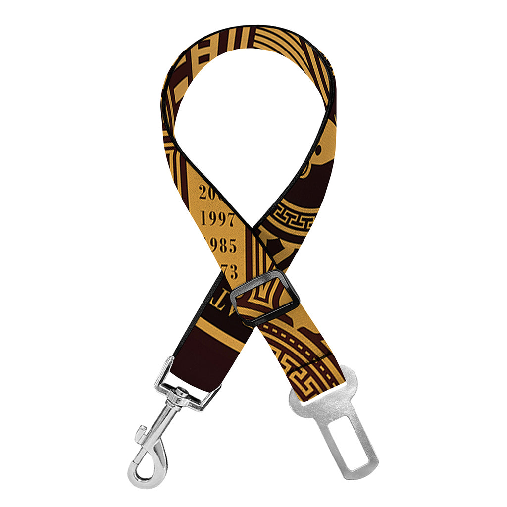 Chinese Zodiac Calendar Signs Print Dog Seat Belt