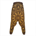 Chinese Zodiac Calendar Signs Print Hammer Pants