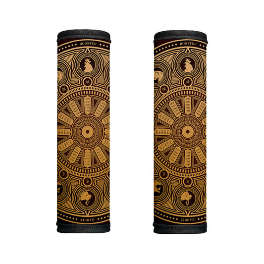 Chinese Zodiac Calendar Signs Print Handle Covers