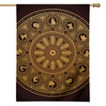 Chinese Zodiac Calendar Signs Print House Flag