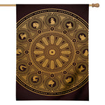 Chinese Zodiac Calendar Signs Print House Flag