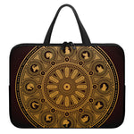 Chinese Zodiac Calendar Signs Print Laptop Sleeve With Handle