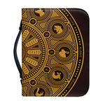 Chinese Zodiac Calendar Signs Print Leather Bible Cover