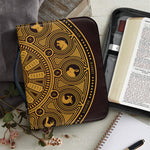 Chinese Zodiac Calendar Signs Print Leather Bible Cover
