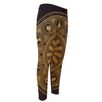 Chinese Zodiac Calendar Signs Print Men's Compression Pants