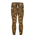 Chinese Zodiac Calendar Signs Print Men's Leggings
