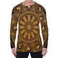 Chinese Zodiac Calendar Signs Print Men's Long Sleeve T-Shirt