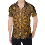 Chinese Zodiac Calendar Signs Print Men's Shirt