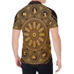 Chinese Zodiac Calendar Signs Print Men's Shirt