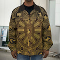 Chinese Zodiac Calendar Signs Print Men's Shirt Jacket