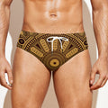 Chinese Zodiac Calendar Signs Print Men's Swim Briefs
