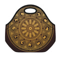 Chinese Zodiac Calendar Signs Print Neoprene Lunch Bag