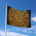 Chinese Zodiac Calendar Signs Print Polyester Flag