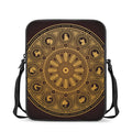 Chinese Zodiac Calendar Signs Print Rectangular Crossbody Bag