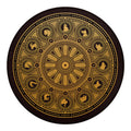 Chinese Zodiac Calendar Signs Print Round Blanket