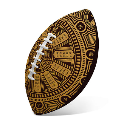 Chinese Zodiac Calendar Signs Print Rugby Ball
