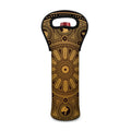 Chinese Zodiac Calendar Signs Print Single Neoprene Wine Tote