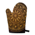 Chinese Zodiac Calendar Signs Print Single Oven Mitt