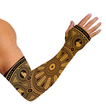 Chinese Zodiac Calendar Signs Print Sun Protection Arm Sleeves