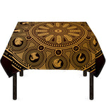 Chinese Zodiac Calendar Signs Print Tablecloth