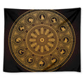 Chinese Zodiac Calendar Signs Print Tapestry