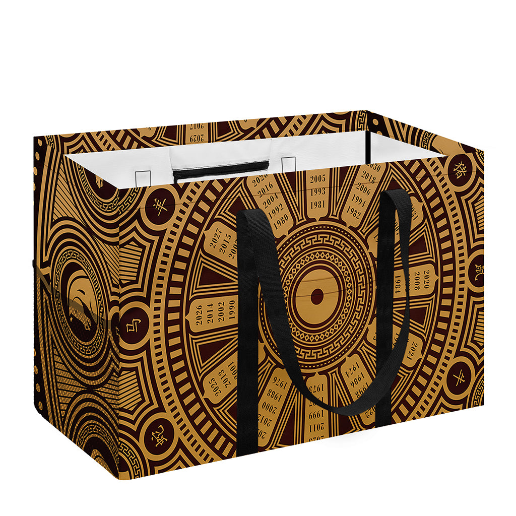 Chinese Zodiac Calendar Signs Print Utility Tote Bag