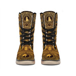 Chinese Zodiac Calendar Signs Print Winter Boots