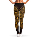 Chinese Zodiac Calendar Signs Print Women's Leggings