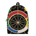 Chinese Zodiac Calendar Wheel Print Backpack