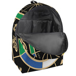 Chinese Zodiac Calendar Wheel Print Backpack