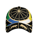 Chinese Zodiac Calendar Wheel Print Baseball Cap