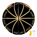 Chinese Zodiac Calendar Wheel Print Basketball