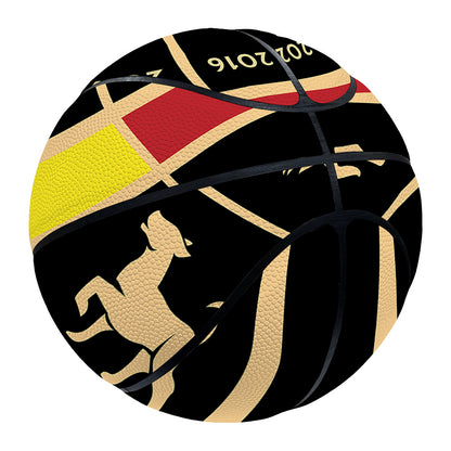 Chinese Zodiac Calendar Wheel Print Basketball