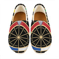 Chinese Zodiac Calendar Wheel Print Casual Shoes