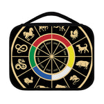 Chinese Zodiac Calendar Wheel Print Classic Bible Case