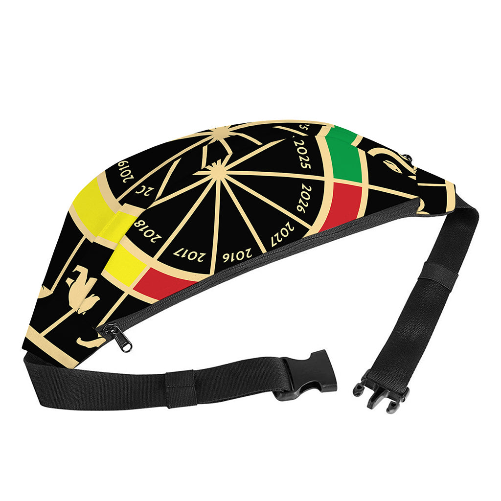 Chinese Zodiac Calendar Wheel Print Fanny Pack