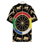 Chinese Zodiac Calendar Wheel Print Hawaiian Shirt