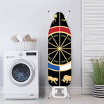 Chinese Zodiac Calendar Wheel Print Ironing Board Cover