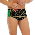 Chinese Zodiac Calendar Wheel Print Men's Briefs