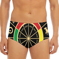 Chinese Zodiac Calendar Wheel Print Men's Triangle Swim Briefs