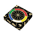 Chinese Zodiac Calendar Wheel Print Outdoor Seat Cushion Cover