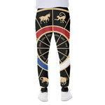 Chinese Zodiac Calendar Wheel Print Scuba Joggers