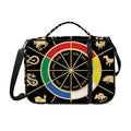 Chinese Zodiac Calendar Wheel Print Shoulder Strap Bible Bag